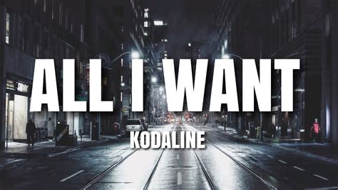 The message of “All I Want” is a universal one. It’s a song that speaks to the human condition and the struggle for meaning and purpose in life. The song touches on themes of loneliness, heartbreak, and the search for connection. But ultimately, the song is a message of hope. It’s a reminder that even in the darkest moments of our lives ...